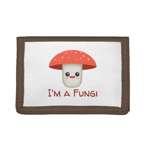 Fun Guy Fungi Mushroom Trifold Wallet