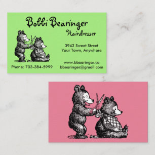 Fun Hairdresser Business Card - Ready to Customize