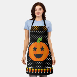 Fun Halloween Baby Pumpkin Candy Corn Apron