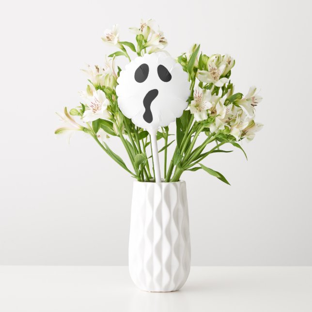 Fun Halloween boo face ghost scary Party Balloon (Vase)