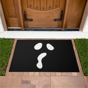 Fun Halloween boo face ghost scary Party Doormat