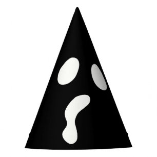 Fun Halloween boo face ghost scary Party Hat