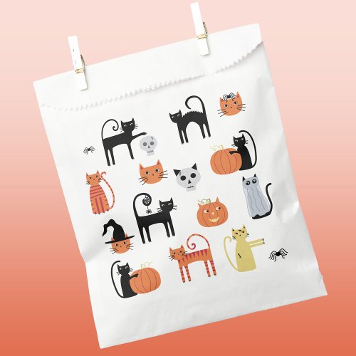 Fun Halloween Cat Favor Bags