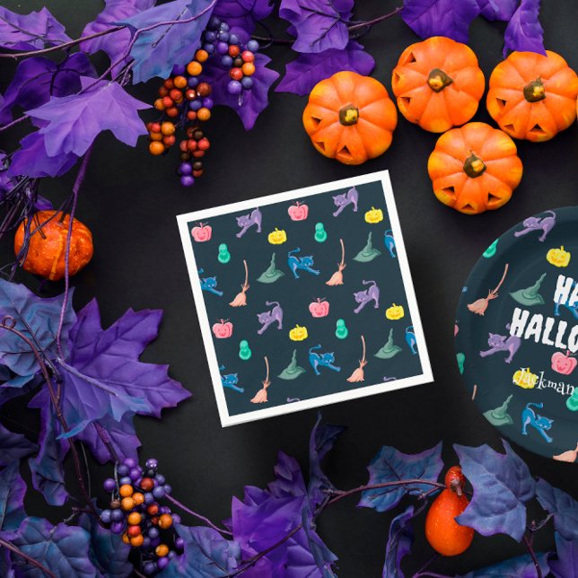 Fun Halloween characters, Halloween party Napkins (Fun Halloween characters, Halloween party Napkins
)