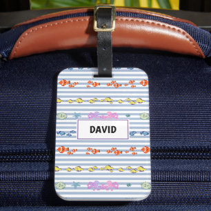 Fun Halloween customizable Luggage Tag
