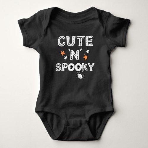 Fun Halloween Cute N Spooky Baby Bodysuit