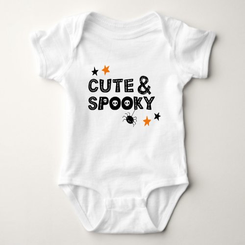 Fun Halloween Cute  Spooky Baby Bodysuit