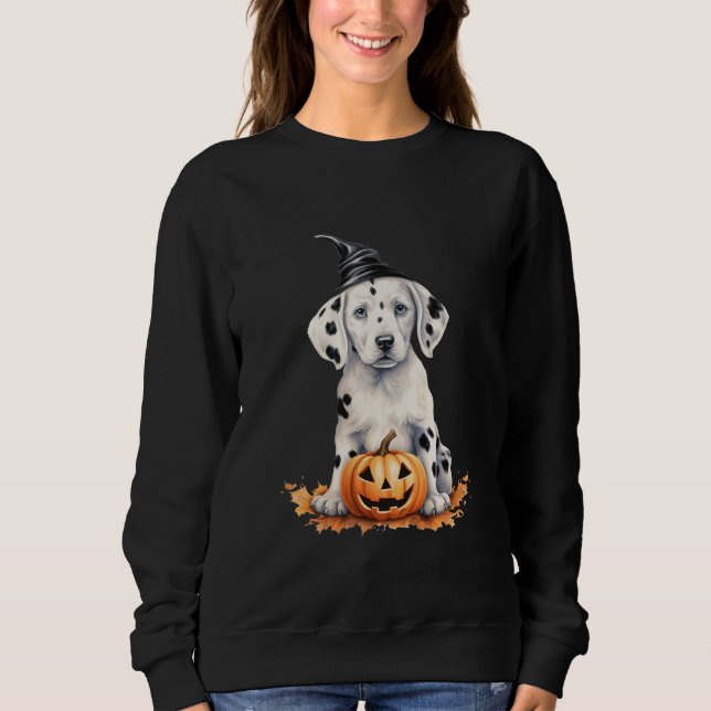 Fun Halloween Dalmation Sweatshirt (Front)