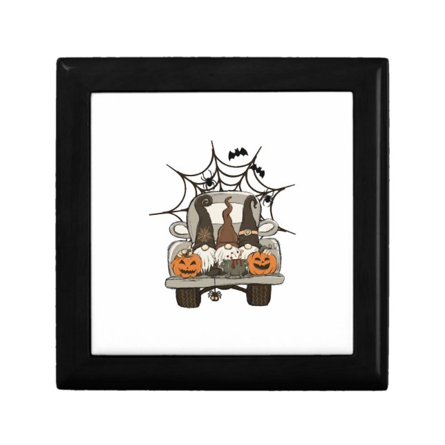 Fun Halloween Designs Halloween Gnomes on a Gift Box (Front)