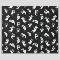 Fun Halloween Ghosts Holiday Wrapping Paper