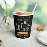 Fun Halloween Kids Birthday Party  Paper Cups<br><div class="desc">Combining Halloween with a kids birthday party is a great combo! These fun colorful paper cups make the perfect tableware for such an occasion.</div>