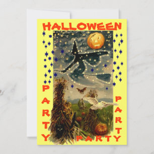 FUN HALLOWEEN PARTY INVITATION ~ EZ TO CUSTOMIZE!