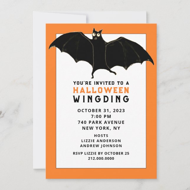 Fun Halloween Party Invitations (Front)