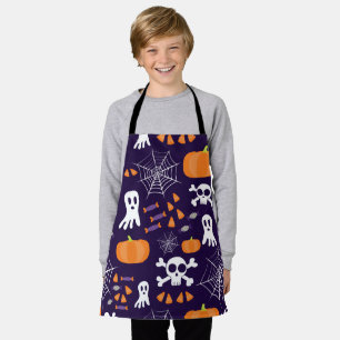 Fun Halloween Pattern Apron
