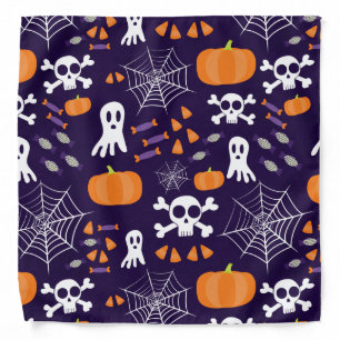 Fun Halloween Pattern Bandana