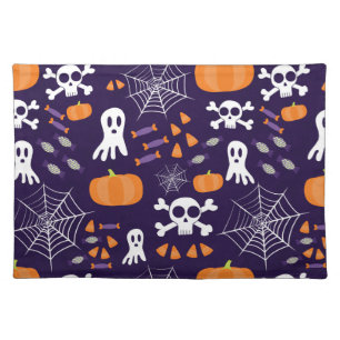 Fun Halloween Pattern Cloth Placemat