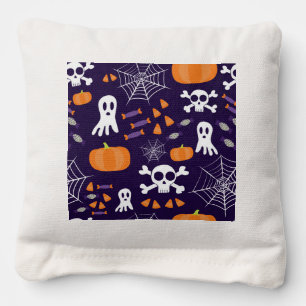 Fun Halloween Pattern Cornhole Bags