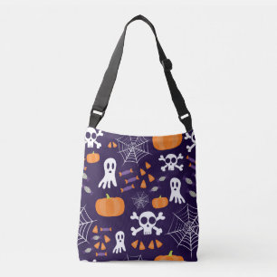Fun Halloween Pattern Crossbody Bag