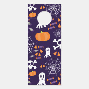 Fun Halloween Pattern Door Hanger