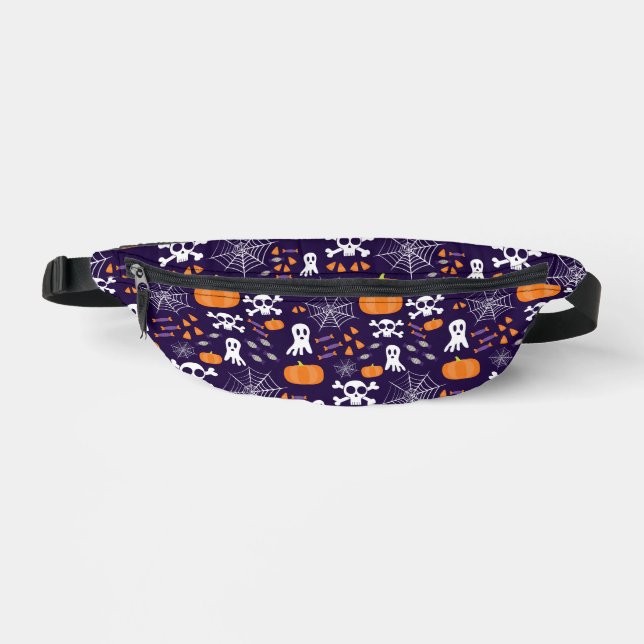 Fun Halloween Pattern Fanny Pack (Front)