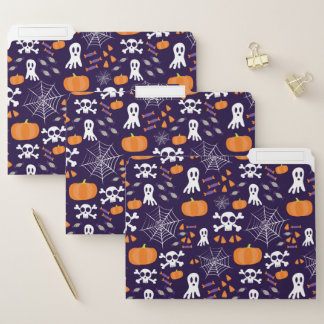 Fun Halloween Pattern File Folder