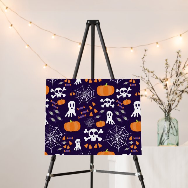 Fun Halloween Pattern Foam Board (In Situ (Stand))