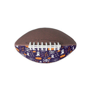 Fun Halloween Pattern Football
