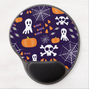 Fun Halloween Pattern Gel Mouse Pad