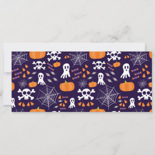 Fun Halloween Pattern Invitation