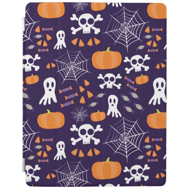 Fun Halloween Pattern iPad Smart Cover (Front)