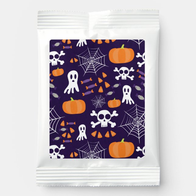 Fun Halloween Pattern Lemonade Drink Mix (Front)