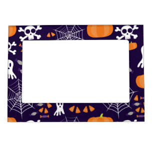 Fun Halloween Pattern Magnetic Frame