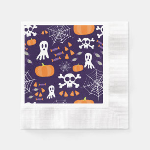 Fun Halloween Pattern Napkins