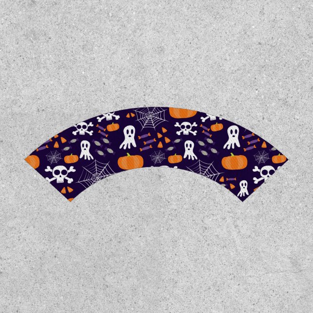 Fun Halloween Pattern Patch (Front)
