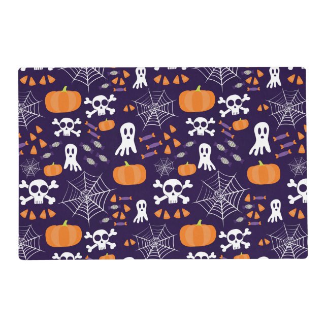 Fun Halloween Pattern Placemat (Front)