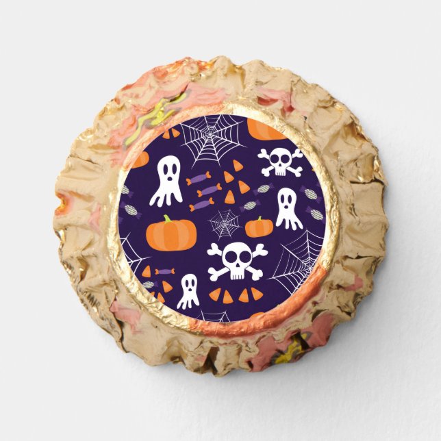 Fun Halloween Pattern Reese's Peanut Butter Cups (Front)