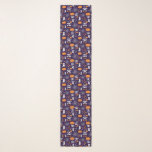Fun Halloween Pattern Scarf