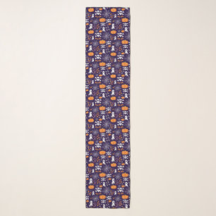 Fun Halloween Pattern Scarf