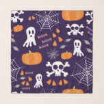 Fun Halloween Pattern Scarf