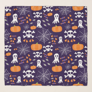 Fun Halloween Pattern Scarf