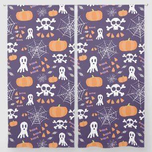 Fun Halloween Pattern Sheer Curtains