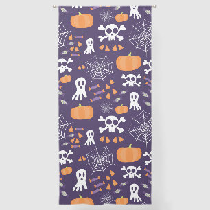 Fun Halloween Pattern Sheer Curtains