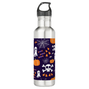 Fun Halloween Pattern Stainless Steel Water Bottle