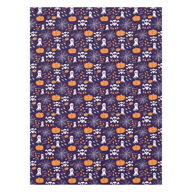 Fun Halloween Pattern Tablecloth (Front)
