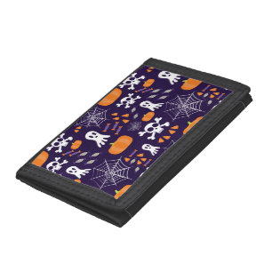 Fun Halloween Pattern Trifold Wallet