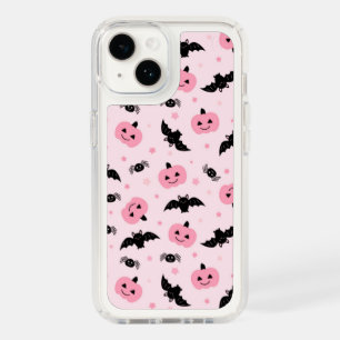 Fun Halloween Pumpkins and Bat Pattern Speck iPhone 14 Case