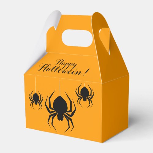 Fun Halloween Spiders Favor Boxes