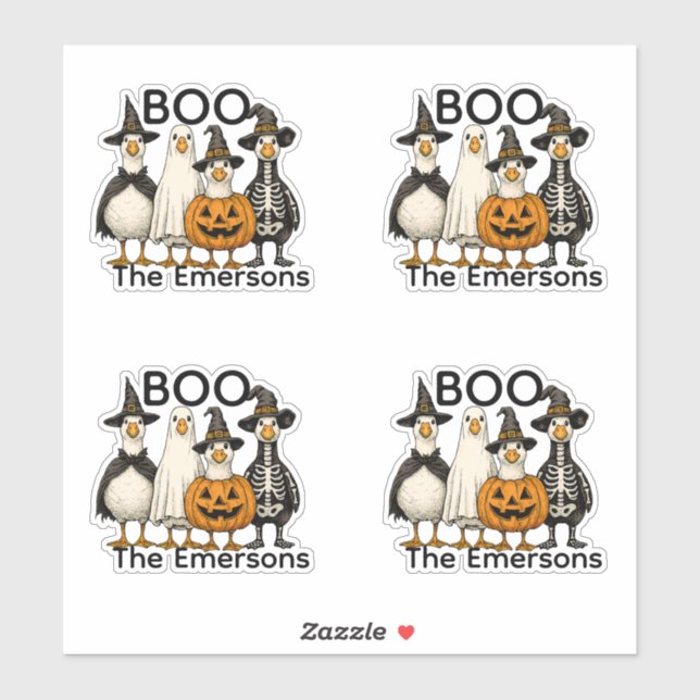 Fun Halloween Spooky Sticker (Sheet)