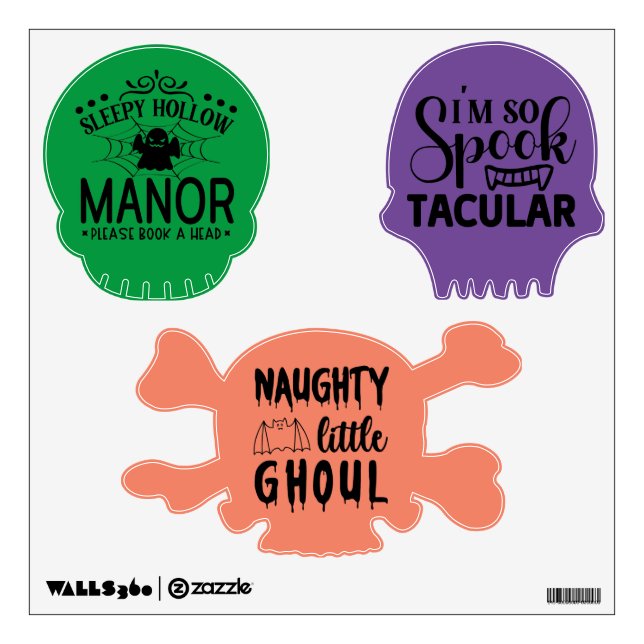 Fun Halloween Wall Decal (Front)