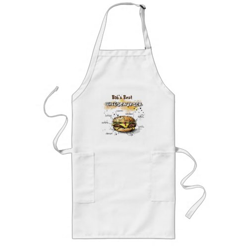 Fun Hamburger Art Personalized Grilling Apron